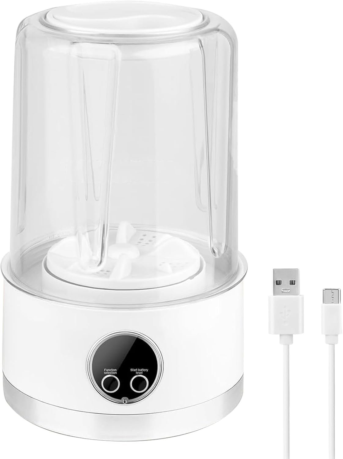 Underwear Washing Machine – Portable Clothes Washer for Bras Socks Baby Garments, Compact Deep Cleaning Appliance | Rechargeable Laundry Device with Double Modes for Travel Dorm Home