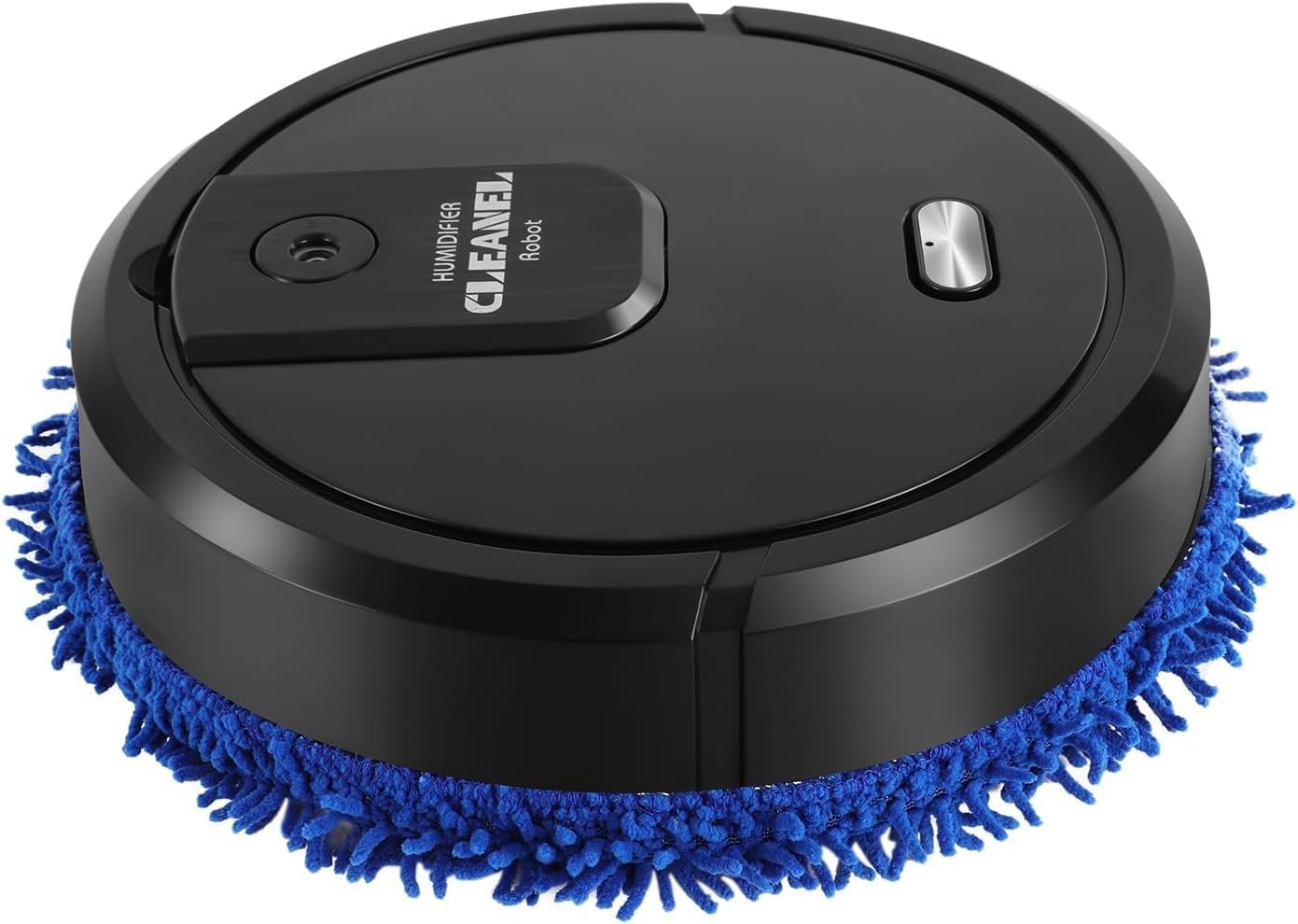 Robot Vacuum and Mop Combo, 2 in 1 Strong Suction Vacuum Robot mop Advanced Obstacle Avoidance, Aspiradora Robot Slim Design, Ideal for Pet Hair Hard Floor and Daily Cleaning（Black）