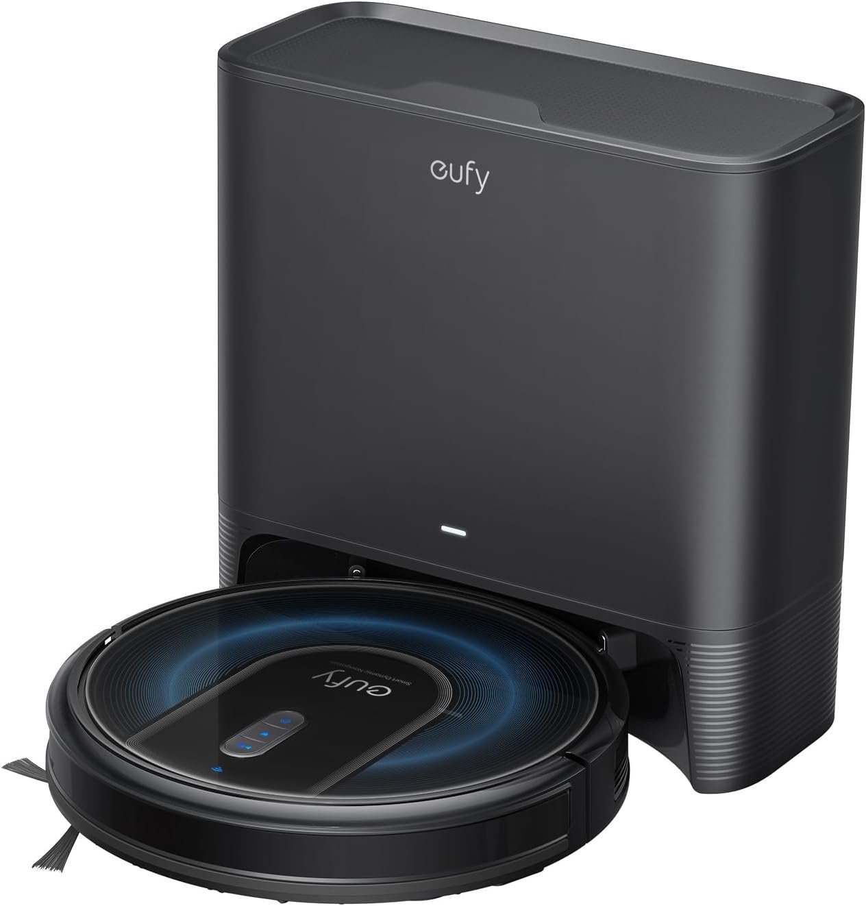 eufy G30+, Self-Emptying Robot Vacuum, 2,000Pa Suction Power, WiFi Connected, Planned Pathfinding, Ultra-Slim Design, Perfect for Daily Cleaning (Renewed)