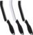 Hard Bristle Crevice Cleaning Brush – Cleaning Tools for Household Use, Multifunctional Gap Cleaning Supplies for Kitchen, Bathroom, Toilet, Window, Vehicle, Faucets, Grout, Home (Black)