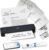PRT Inkless Portable Printer, Wireless Thermal Printer for Travel Support 8.5″x11″ US Letter & A4 B5, MT610 Small Bluetooth Mobile Printers with iOS Android Laptop for Home Car Office School, Black