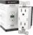 Swidget 15A Outlet – Smart Plug Power Outlet Switch for Automation – Requires Neutral Wire – Compatible with Swidget Smart Inserts for Remote Control & Power Monitoring