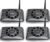 Wuloo Hands-Free Intercoms Wireless for Home Business, Upgrade Two Way Audio Intercom System for Elderly, Full Duplex Room to Room Intercom with 5280 ft Range Clear Sound Anti-Interference, Pack of 4